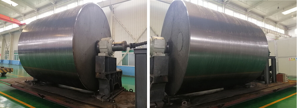 河南濮阳纸厂烘缸热喷涂碳化钨