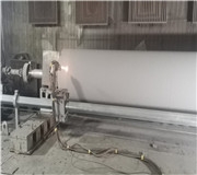 复卷机底辊表面热喷涂强化修复