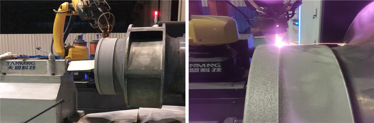 风机叶轮表面激光熔覆加工
