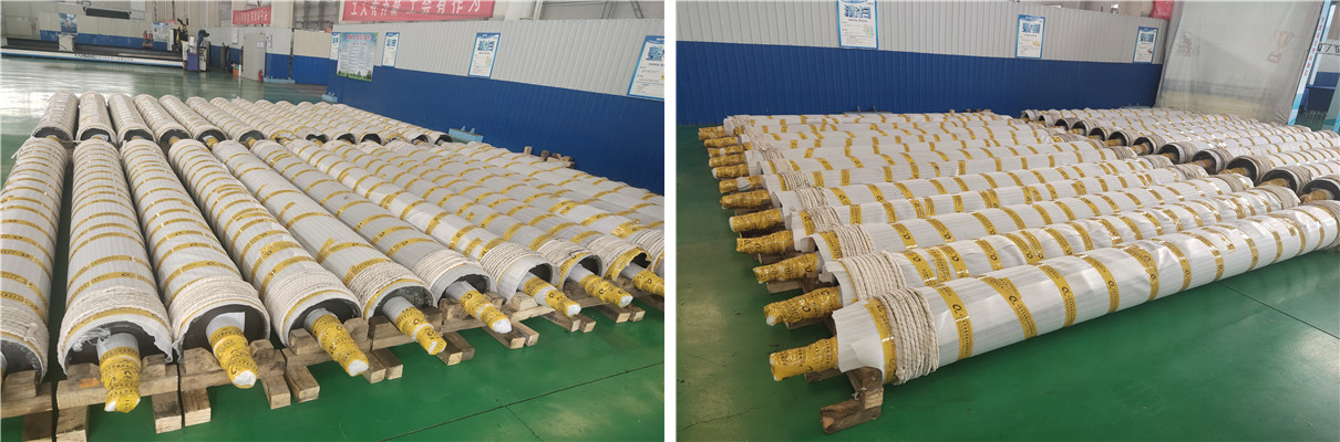 又一批陶瓷辊喷涂完毕整装待发 又一批陶瓷辊喷涂完毕整装待发